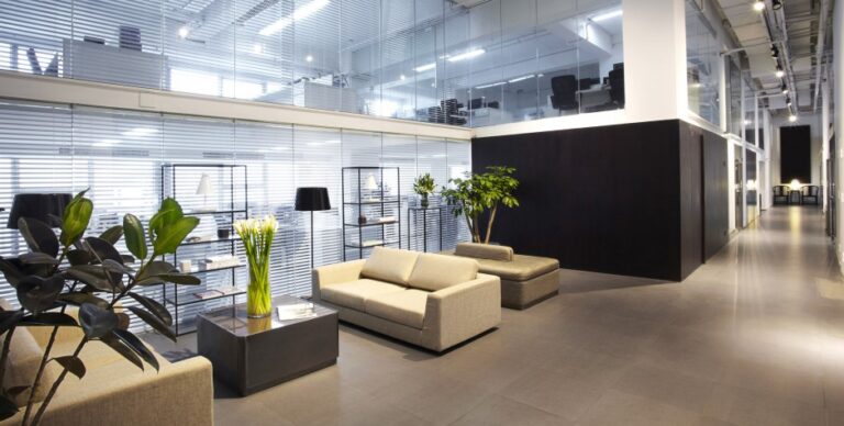 Carrying out carpet work for the Riyadh office